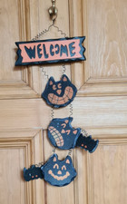 Hanging wooden halloween for sale  EDINBURGH