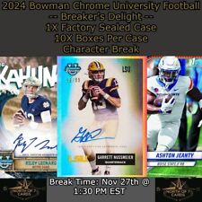 DJ Giddens 2024 Bowman Chrome University Football Delight 1X Estojo BREAK #2 comprar usado  Enviando para Brazil