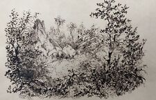 Dessin ancien arbustes d'occasion  Artigues-près-Bordeaux