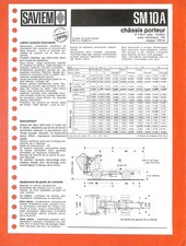 Saviem chassis porteur d'occasion  Les Bordes