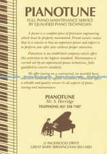 D213839 pianotune full for sale  WARLINGHAM