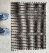 Capacho raspador de botas vintage industrial resistente aço link entrada porta tapete comprar usado  Enviando para Brazil