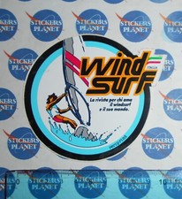 ADESIVO STICKER VINTAGE AUTOCOLLANT AUFKLEBER ORIGINAL WIND SURF LA RIVISTA comprar usado  Enviando para Brazil