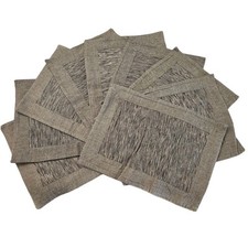 Conjunto de 9 tapetes de mesa texturizados bege cinza comprar usado  Enviando para Brazil