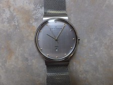 Skagen steel date for sale  BOSTON
