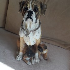 Hundefigur boxer 2 gebraucht kaufen  Hamm