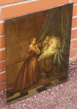 Antique painting. indoor d'occasion  Expédié en Belgium