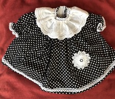 Puppenmode kleid schwarz gebraucht kaufen  Hodelhagen