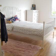 Ikea bett leirvik gebraucht kaufen  Berlin