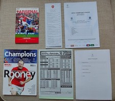 Arsenal v Barcelona Champions League Prog, Match Press Kit, Magazine PLUS 2010 comprar usado  Enviando para Brazil