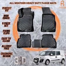 Usado, Tapetes de assoalho de carro moldados em 3D forros para Fiat Doblo 2010-2022 resistente para todas as condições climáticas comprar usado  Enviando para Brazil