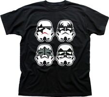 Usado, Star Wars Stormtrooper inspirado Kiss rostos inspirado em Camiseta Preta 9419 comprar usado  Enviando para Brazil
