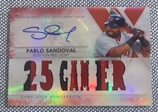 Pablo SANDOVAL🔥2015 Topps Triple Threads Patch Relic #TTAR-PS1 1/1 NM Red Sox📈 comprar usado  Enviando para Brazil