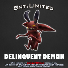 Roblox delinquent demon for sale  Lawrence