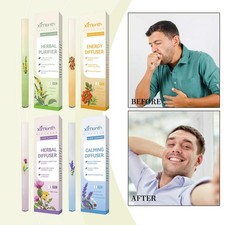 ☆ Caneta difusora de ervas com extratos de mullein, tomilho e hortelã para limpeza pulmonar comprar usado  Enviando para Brazil