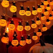 Halloween pumpkin string for sale  LEICESTER