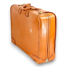 Mala de couro Brooks Brothers couro bovino 25x18x8 England Peal Co vintage década de 1950 comprar usado  Enviando para Brazil