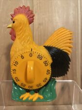 Temporizador de 60 minutos vintage de cocina gallo 6"", usado segunda mano  Embacar hacia Argentina