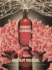 2004 Absolut Raspberri Vodka PRINT AD Absolut Release Kenji Hirata Art VTG 2000s comprar usado  Enviando para Brazil