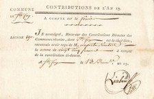 1803 contributions receiver d'occasion  Expédié en Belgium