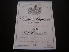 Wine label chateau d'occasion  Expédié en Belgium