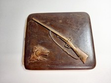 Portasigarette vintage metallo usato  Lugo