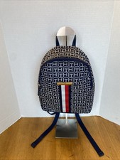 Mochila feminina Tommy Hilfiger azul marinho vermelha branca e azul logotipo impresso com monograma em excelente estado usado, usado comprar usado Mochila feminina Tommy Hilfiger azul marinho vermelha branca e azul logotipo impresso com monograma em excelente estado usado, usado comprar usado  Enviando para Brazil