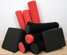 Rolos progressivos de espuma viva maximizados com capas vermelho preto comprar usado  Enviando para Brazil