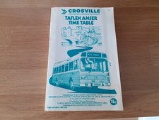 Crosville timetable clwyd for sale  DEESIDE
