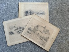 Antique pencil drawings for sale  NANTWICH