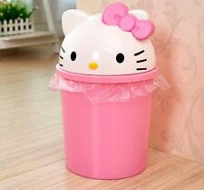 Lixeira Hello Kitty fofa para casa com tampa giratória cesto de lixo comprar usado  Enviando para Brazil