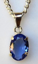 Tanzanite bleue certificat d'occasion  Villars-les-Dombes