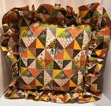 Antigo travesseiro de cama rústico fazenda chalé núcleo vovó com babados comprar usado  Enviando para Brazil