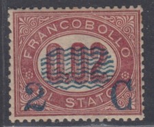 Italia 1878 sass. usato  Italia
