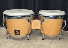 Usado, Conjunto de LP de percussão latina Aspire Oak Bongos com ferragens cromadas naturais comprar usado  Enviando para Brazil