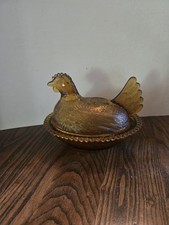 Vintage amber brown for sale  Mineral Ridge