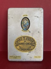 ROMEO Y JULIETA METAL CIGAR BOX VINTAGE CAJA LATA PURERA comprar usado  Enviando para Brazil