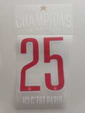 Flocage champions psg d'occasion  Vierzon