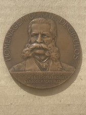 MEDAILLE BRONZE Abilio Cesar Borges Bahia 1908 bresil graveur TONY SZIRMAÎ comprar usado  Enviando para Brazil