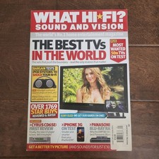 What Hi-Fi? Sound and Vision Magazine - September 2008 The Best TVs In The World segunda mano  Embacar hacia Mexico