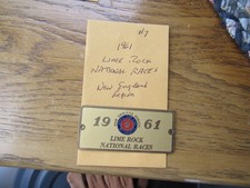 1961 dash plaque for sale  Freeland