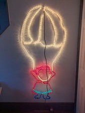 Santa parachute neon for sale  STOKE-ON-TRENT