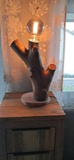 Designer tischlampe holz gebraucht kaufen  Essenbach