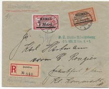 Memel 1922 einschreiben gebraucht kaufen  Köngen