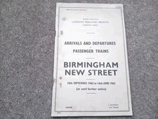 passenger timetable for sale  MATLOCK