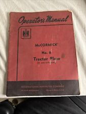 Mccormick tractor plow for sale  Rushville