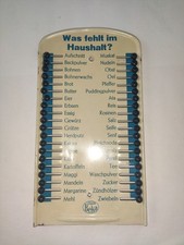 Fehlt haushalt blechtafel gebraucht kaufen  Wetzlar
