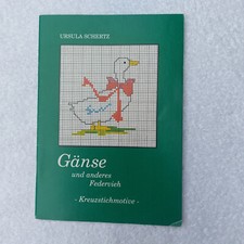 Kreuzstichmotive gänse andere gebraucht kaufen  Goch