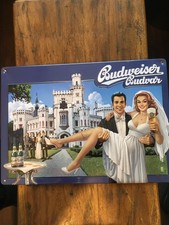 Blechschild budweiser budvar gebraucht kaufen Blechschild budweiser budvar gebraucht kaufen  Schwerin-Umland III