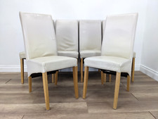 Dining chairs cream for sale  BRISTOL